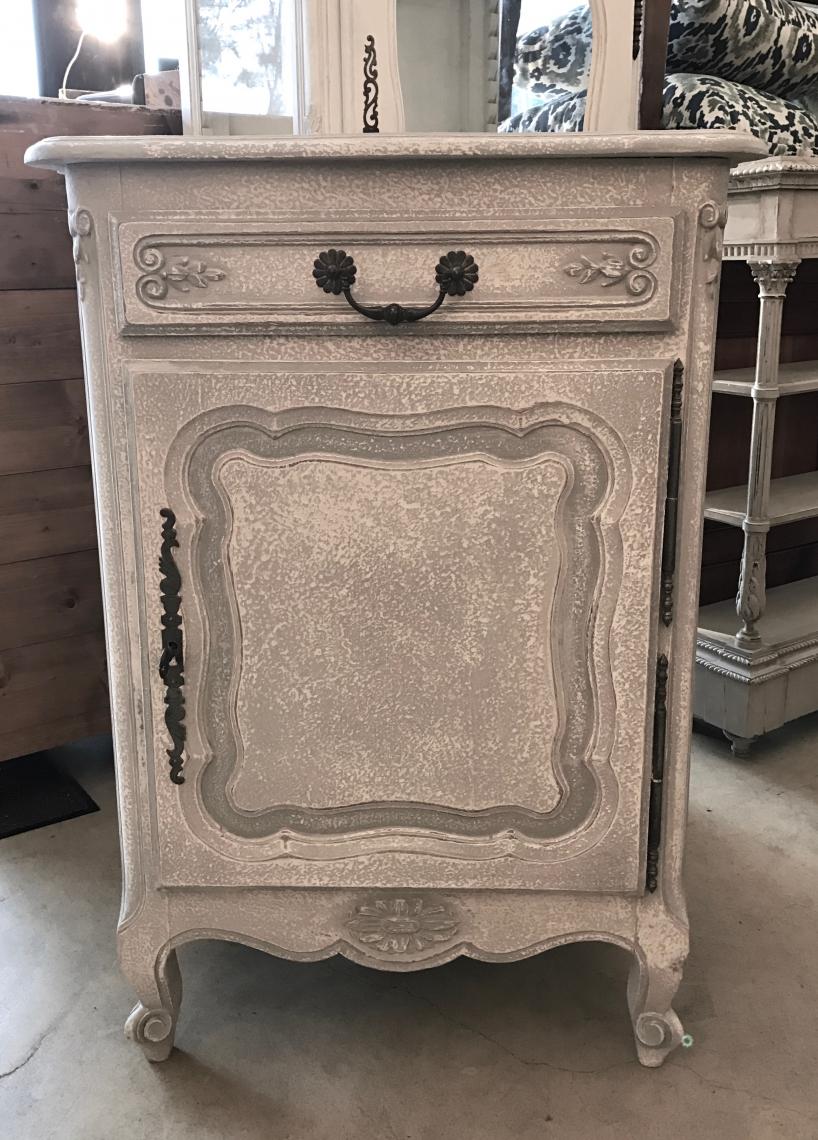 Small French Painted Cupboard